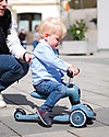 Scoot and Ride Monopattino e Triciclo 2in1 Highwaykick 1, Blu Acciaio - Da 1 a 5 anni Monopattini