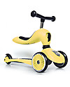 Scoot and Ride Monopattino e Triciclo 2in1 Highwaykick 1 - Giallo Limone - Da 1 a 5 anni Monopattini