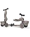 Scoot and Ride Monopattino e Triciclo 2in1 Highwaykick 1 Lifestyle - con Portaoggetti - Brown Lines - Da 1 a 5 anni Monopattini