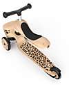 Scoot and Ride Monopattino e Triciclo 2in1 Highwaykick 1 Lifestyle - con Portaoggetti - Leopardato - Da 1 a 5 anni Monopattini