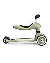 Scoot and Ride Monopattino e Triciclo 2in1 Highwaykick 1 - Verde Oliva - Da 1 a 5 anni Monopattini
