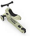 Scoot and Ride Monopattino e Triciclo 2in1 Highwaykick 1 - Verde Oliva - Da 1 a 5 anni Monopattini
