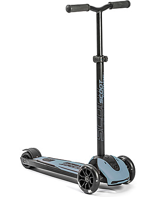 Scoot and Ride Monopattino Highwaykick 5 - Blu Acciaio - da 5 anni Fino a 80 kg! Biciclette Senza Pedali