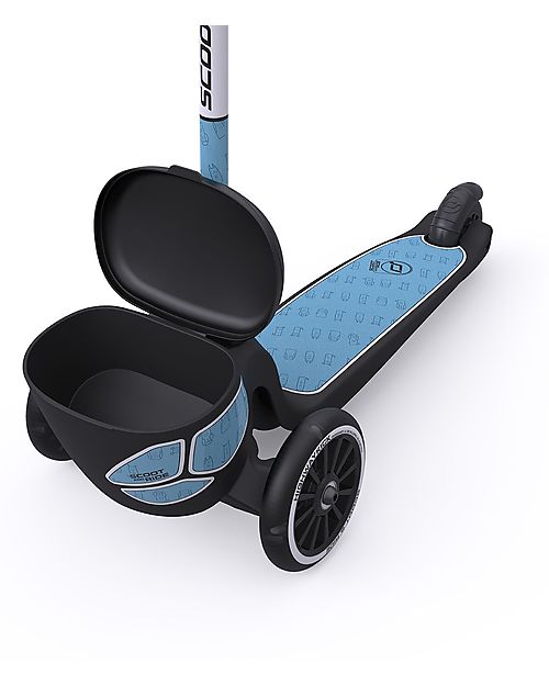 Scoot and Ride Monopattino HWK2 Lifestyle - Acciaio Riflettente - 2 ai 5 anni - Fino a 50kg! Monopattini