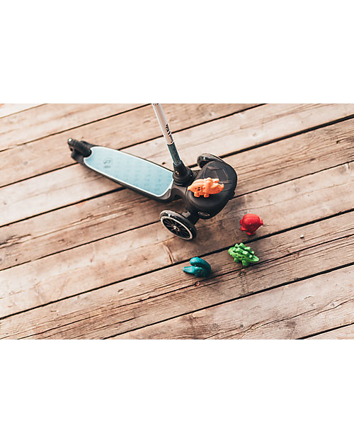 Scoot and Ride Monopattino HWK2 Lifestyle - Acciaio Riflettente - 2 ai 5 anni - Fino a 50kg! Monopattini