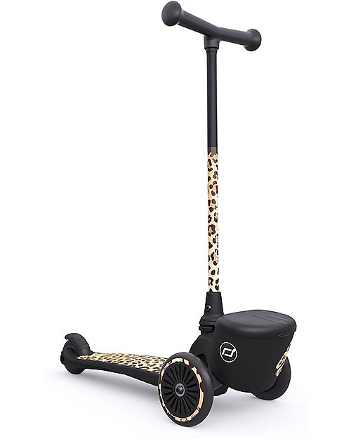 Scoot and Ride Monopattino HWK2 Lifestyle - Leopardo - 2 ai 5 anni - Fino a 50kg! Monopattini