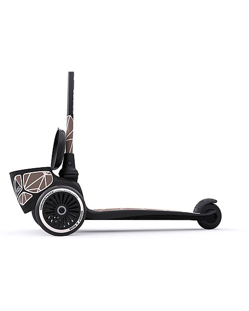 Scoot and Ride Monopattino HWK2 Lifestyle - Linee Marroni - 2 ai 5 anni - Fino a 50kg! Monopattini