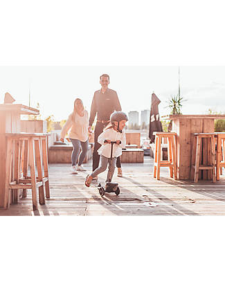 Scoot and Ride Monopattino HWK2 Lifestyle - Linee Marroni - 2 ai 5 anni - Fino a 50kg! Monopattini