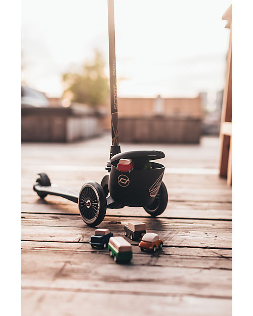 Scoot and Ride Monopattino HWK2 Lifestyle - Linee Marroni - 2 ai 5 anni - Fino a 50kg! Monopattini