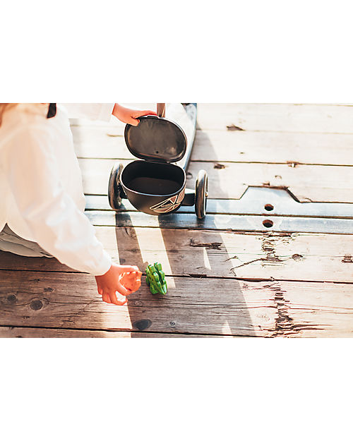 Scoot and Ride Monopattino HWK2 Lifestyle - Linee Marroni - 2 ai 5 anni - Fino a 50kg! Monopattini