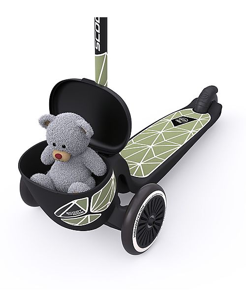 Scoot and Ride Monopattino HWK2 Lifestyle - Linee Verdi - 2 ai 5 anni - Fino a 50kg! Monopattini