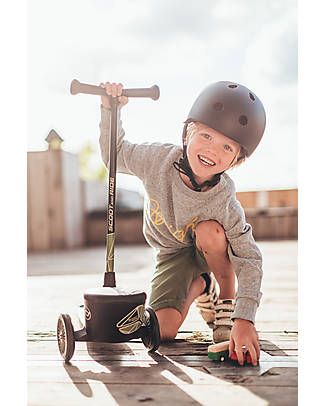 Scoot and Ride Monopattino HWK2 Lifestyle - Linee Verdi - 2 ai 5 anni - Fino a 50kg! Monopattini