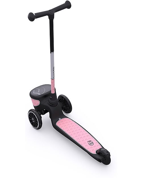 Scoot and Ride Monopattino HWK2 Lifestyle - Rosa Riflettente - 2 ai 5 anni - Fino a 50kg! Monopattini