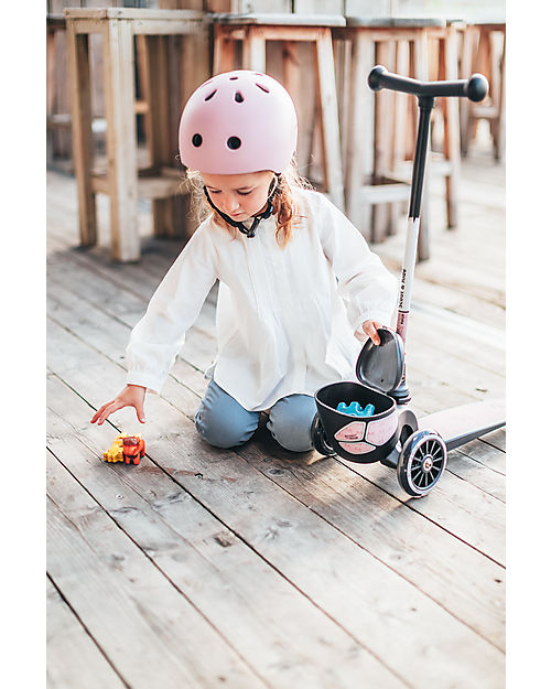 Scoot and Ride Monopattino HWK2 Lifestyle - Rosa Riflettente - 2 ai 5 anni - Fino a 50kg! Monopattini