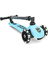 Scoot and Ride Monopattino Richiudibile Highwaykick 3 LED - Blu Mirtillo -  Da 3 a 6 anni Monopattini