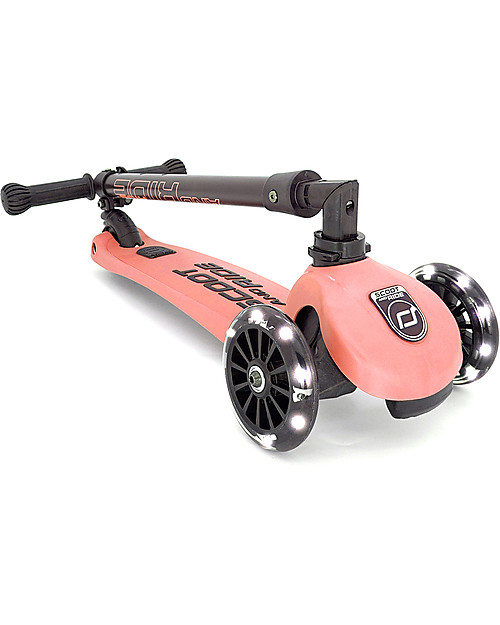 Scoot and Ride Monopattino Richiudibile Highwaykick 3 LED - Pesca -  Da 3 a 6 anni Monopattini
