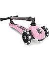 Scoot and Ride Monopattino Richiudibile Highwaykick 3 LED - Rosa -  Da 3 a 6 anni Monopattini