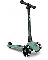Scoot and Ride Monopattino Richiudibile Highwaykick 3 LED - Verde Foresta -  Da 3 a 6 anni Monopattini