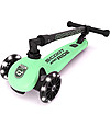 Scoot and Ride Monopattino Richiudibile Highwaykick 3 LED - Verde Kiwi -  Da 3 a 6 anni Monopattini