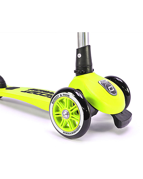 Scoot and Ride Monopattino Richiudibile Highwaykick 3, Lime -  Da 3 a 6 anni Monopattini