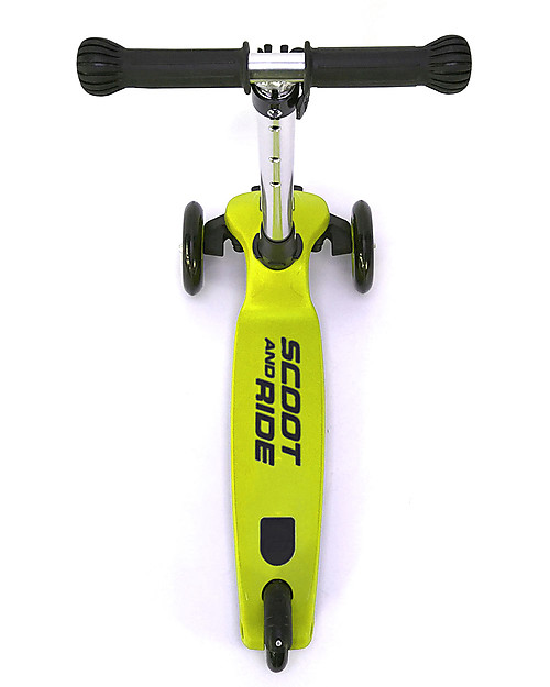 Scoot and Ride Monopattino Richiudibile Highwaykick 3, Lime -  Da 3 a 6 anni Monopattini