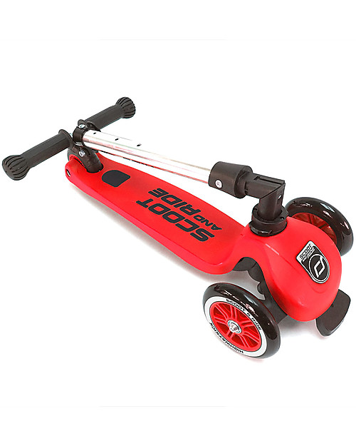 Scoot and Ride Monopattino Richiudibile Highwaykick 3, Rosso -  Da 3 a 6 anni Monopattini