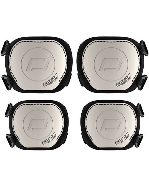 Scoot and Ride Set di Protezione Gomiti e Ginocchia XXS - Beige Accessori Biciclette