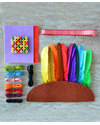 Seedling Crea il Tuo Copricapo Indiano - Kit Creativo (dai 4 anni) Kit Fai Da Te
