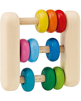 Selecta Abacus, Gioco in Legno - Ideale dalla nascita, perfetto per il senso del tatto! Giochi Per Neonati