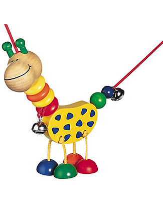 Selecta Collina - Giraffa in legno per carrozzina e passeggino Accessori