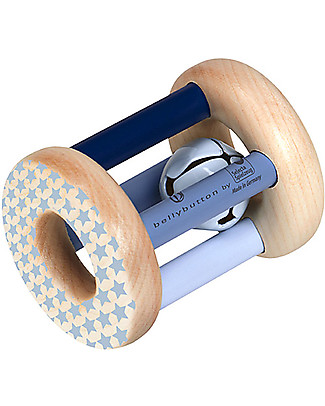 Selecta Little Stars, Blu - Gioco in Legno con Sonaglio Adatto fin dalla nascita! Sonagli di Legno