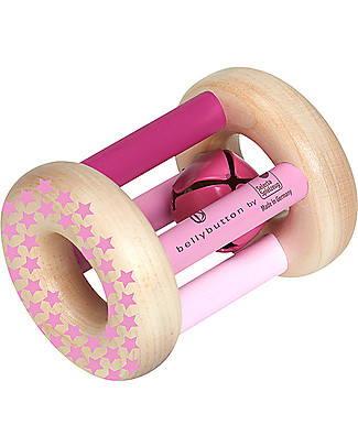 Selecta Little Stars, Rosa - Gioco in Legno con Sognaglio Adatto fin dalla nascita! Sonagli di Legno