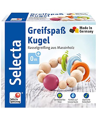 Selecta Massaggiagengive in Legno, Gioco per la Dentizione - Fatto in Germania! Massaggiagengive