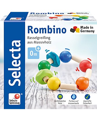 Selecta Rombino, Gioco in Legno - Adatto dalla nascita! Sonagli