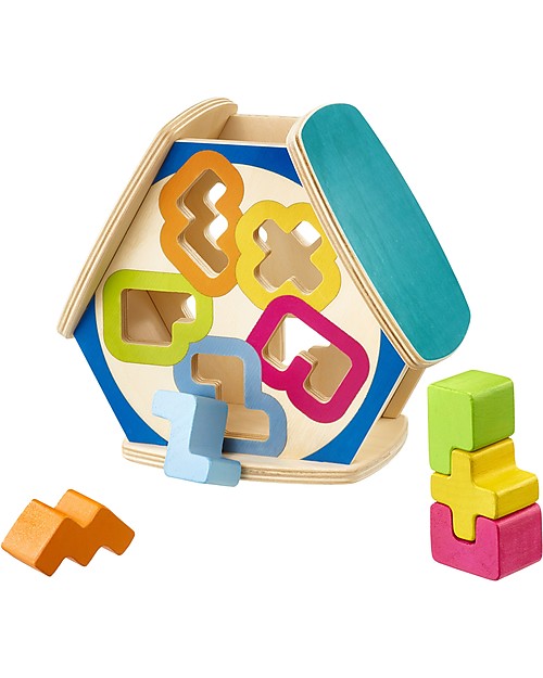 Selecta Sortino - Formine in Legno da Incastrare Giochi Montessoriani