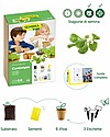 Sembra Mini Kit Orto Valerianella - Pianta, cresci, raccogli la tua piantina! Giochi STEM