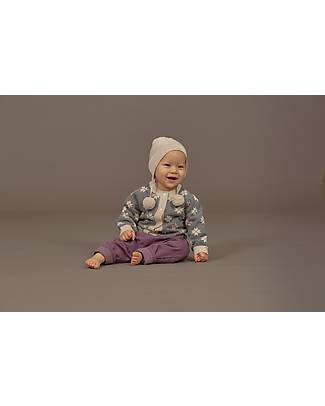 Sense Organics Berretto Bebè Marcel - Sabbia - 100% Maglia di Cotone Bio Cappelli Invernali