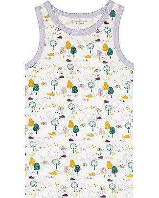 Sense Organics Canotta Dana Retro - Ricci - 100% Cotone Bio Canottiere