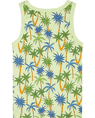 Sense Organics Canotta Don Retro - Palme - 100% Cotone Bio Canottiere