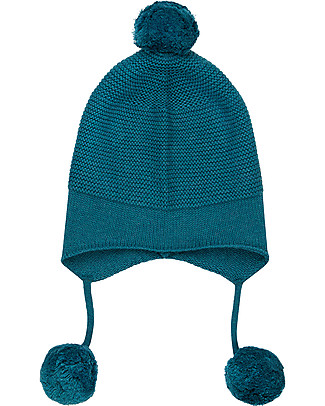 Sense Organics Cappellino Baby Lavorato a Maglia Marcel - Blu Cappelli Invernali