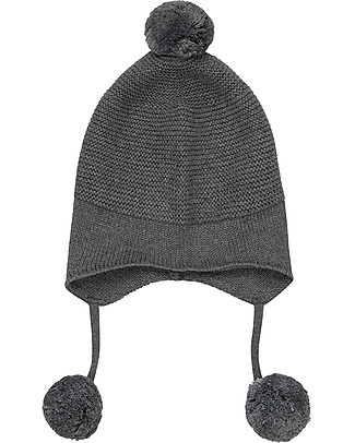 Sense Organics Cappellino Baby Lavorato a Maglia Marcel - Grigio Cappelli Invernali