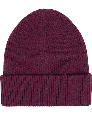 Sense Organics Cappello in Maglia Moko - Melanzana - 100% Cotone Bio GOTS Cappelli Invernali