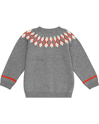 Sense Organics Cardigand Maxim - Grigio - 100% Cotone Bio GOTS Cardigan