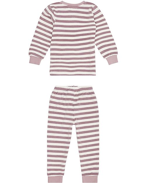 Sense Organics Completo Pigiama Long John Retro - Cavallo Nuvola - 100% Cotone Bio GOTS Pigiami