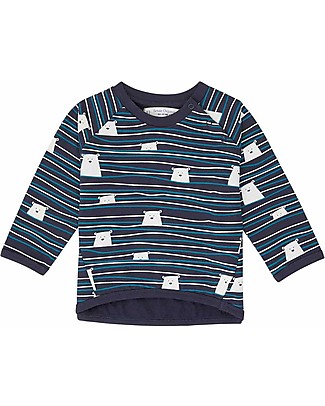 Sense Organics Felpa Baby Etu - Orsi Polari - 100% Cotone Bio Spazzolato Felpe