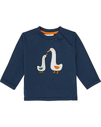 Sense Organics Felpa Etu - Blu Navy Anatra - 100% Cotone Bio GOTS Felpe