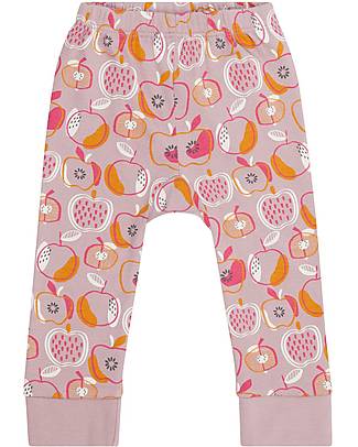 Sense Organics Legging Bebè Bright Retro - Malva Mele - 100% Cotone Bio GOTS Leggings