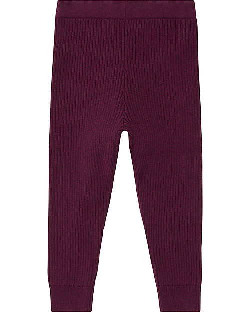 Sense Organics Leggings a Maglia Yuma - Melanzana - 100% Cotone Bio GOTS Leggings