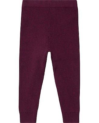 Sense Organics Leggings a Maglia Yuma - Melanzana - 100% Cotone Bio GOTS Leggings