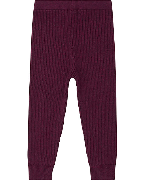 Sense Organics Leggings a Maglia Yuma - Melanzana - 100% Cotone Bio GOTS Leggings